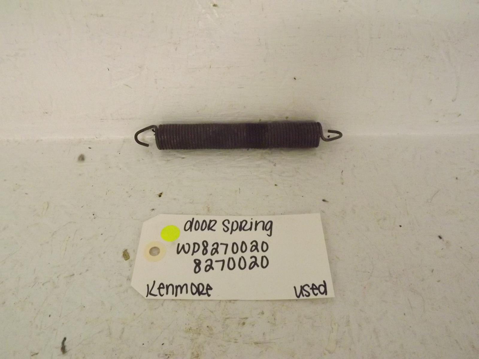 Kenmore Dishwasher WP8270020 8270020 Door Spring Used Kenmore Dishwasher WP8270020 8270020 Door Spring Used